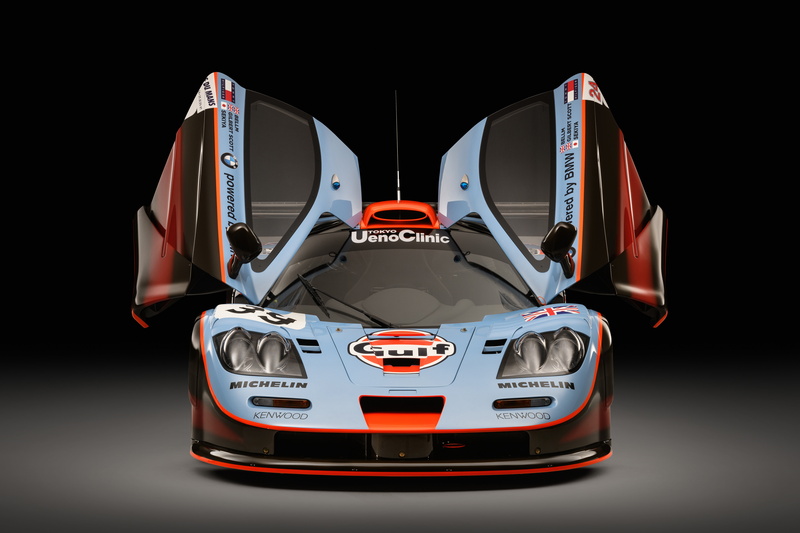 24 Hours of Le Mans, McLaren F1 GTR long tail 25R, 1993, GTR, Sports car, Lights, 8K, Door, McLaren F1, McLaren