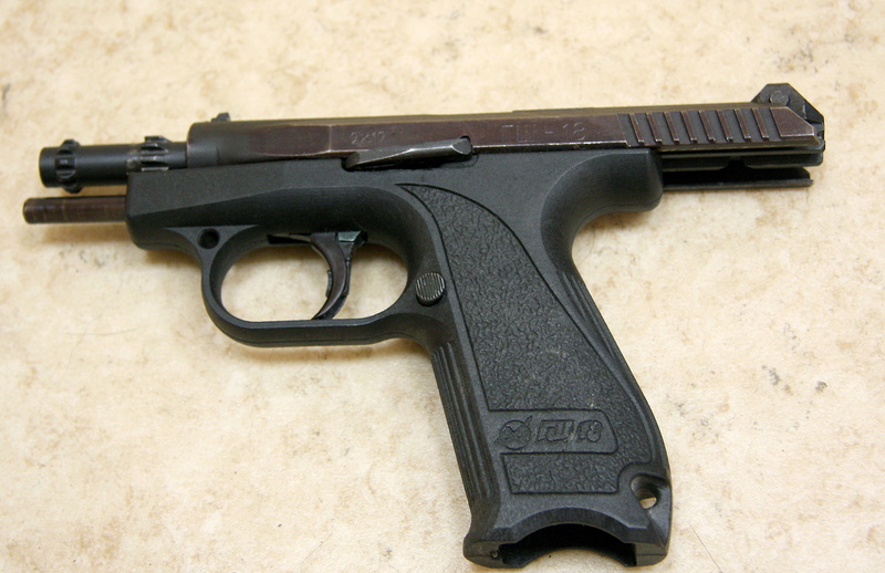 close, packing, front, reinforced, after, capacity, barrel, cover, background, Shipunov, GH-18, release, shot, designed, arm, hook, Russian, Griazev, shutter