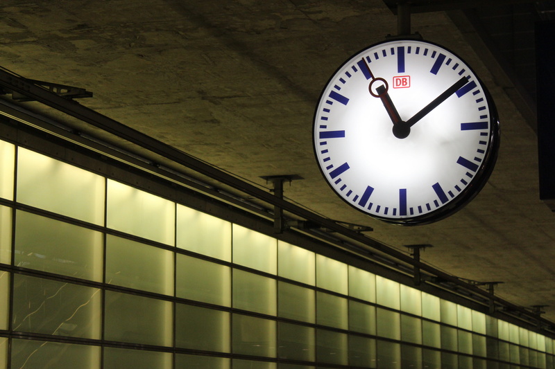 wall - building feature, architecture, delay, geometric shape, platform, clock hand, hours, central station, clock face, deadline, railway station, hour hand