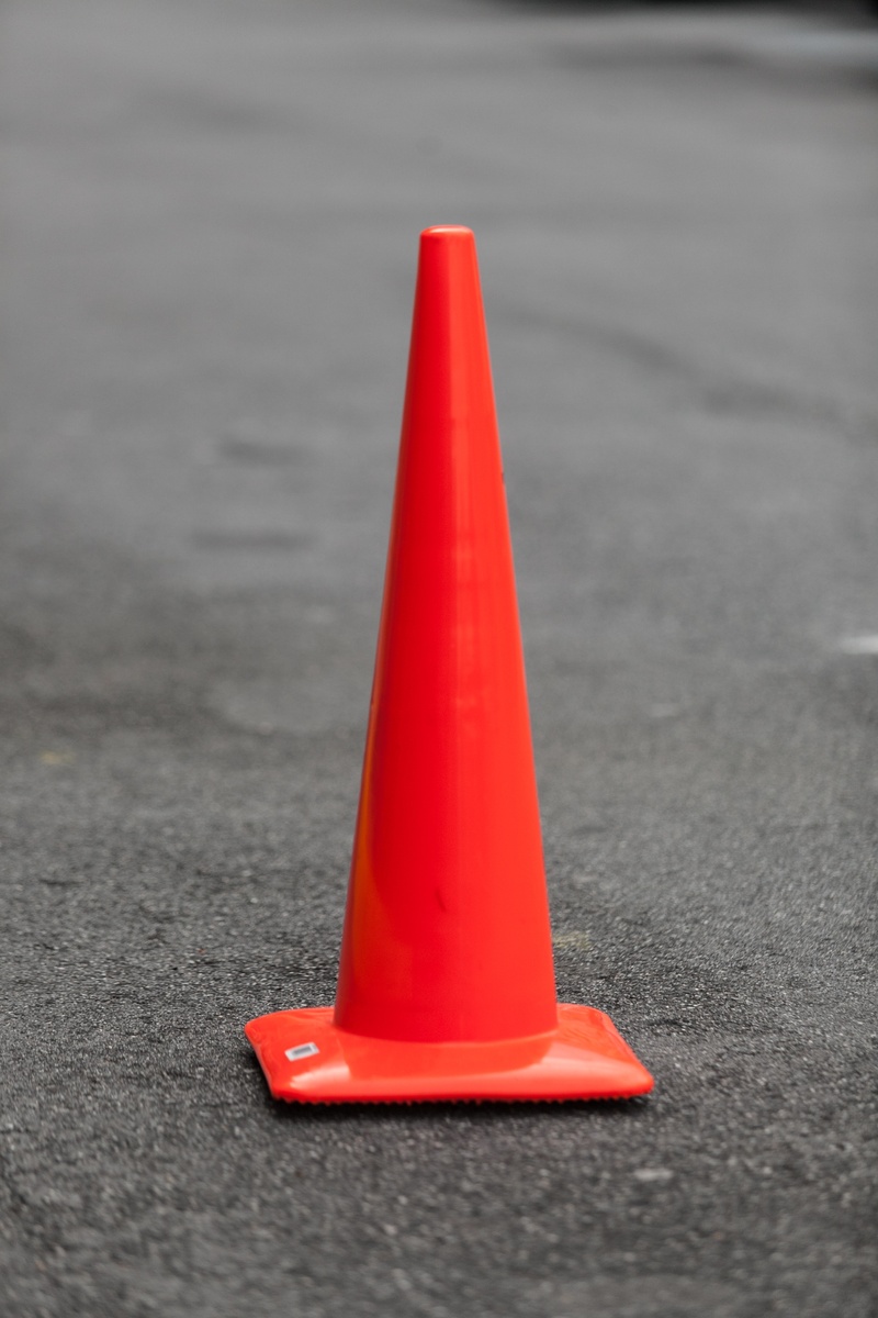 caution, 4K, black, still life, danger, accident, beware, orange color, plastic, restricted, traffic, city, no people, day, construction, alert, guidance