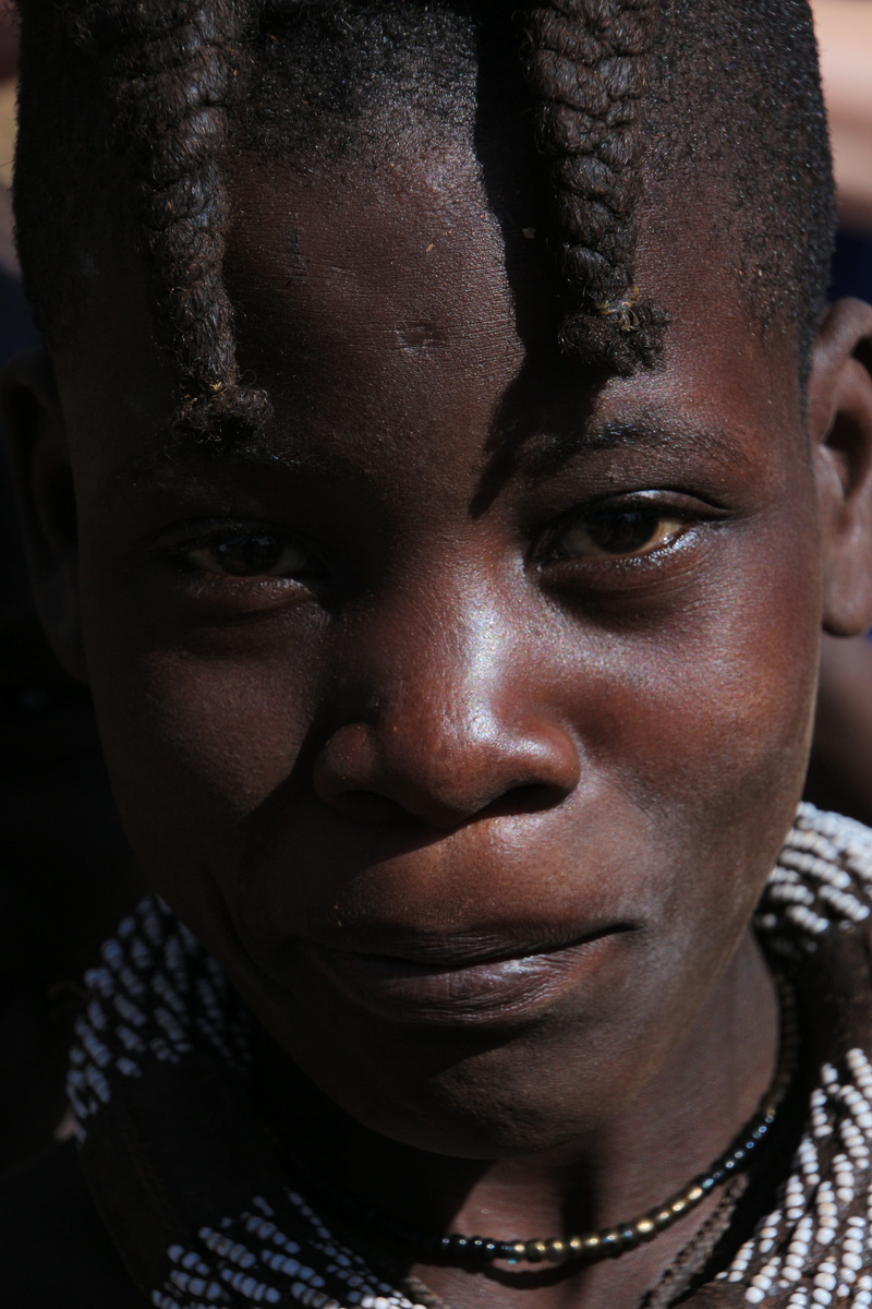 frai, namibia, contemplation, nigeria, front view, serious, indigenous, lifestyles, females, africa, human, face, photography, negro, portrait, jewelry