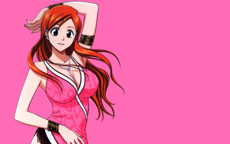 Inoue Orihime, art, hd, inoue, orihime, bleach, x, 2K, anime