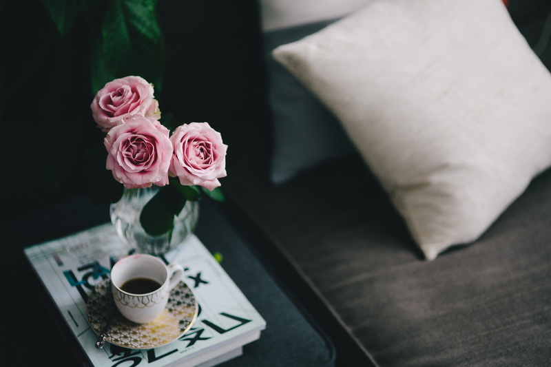 beauty in nature, flower arrangement, rose, indoors, book, crockery, food and drink, reading, lovely, plant, coffee, rose - flower, drink, no people, roses