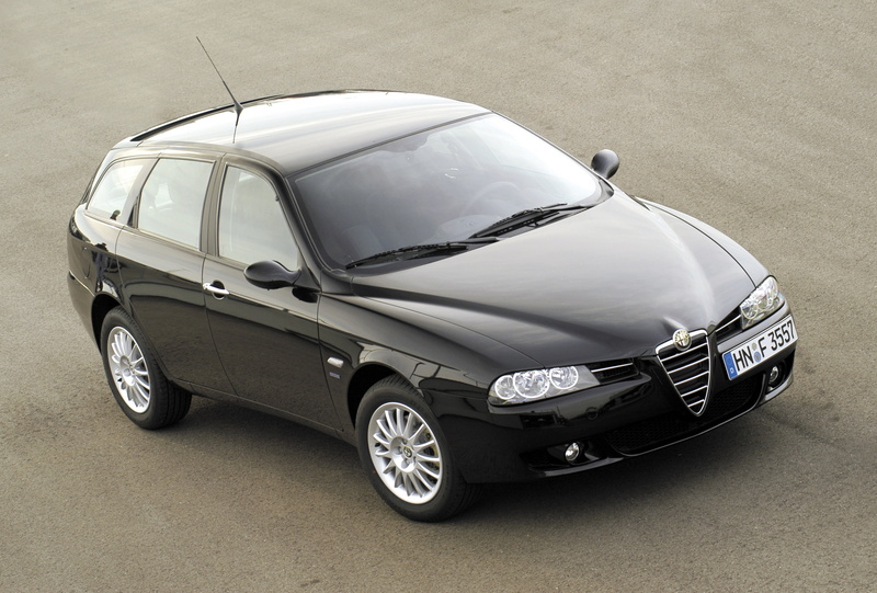 romeo, 2003, 2K, 156, sportwagon, alfa, black, edition