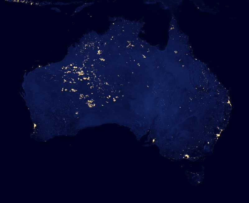 no people, beauty in nature, australia, blue, city, satellite, outdoors, illuminated, astronomy, nature, satellite image, map, white, rock, sky, black color