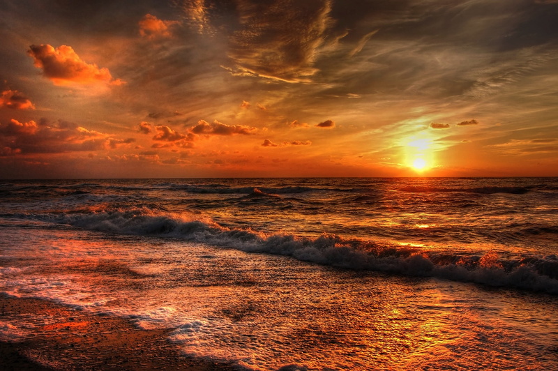 wave, Landscape, beauty In Nature, seascape, no People, north sea, beach, romance, sea, sunlight, Denmark, wind, seashore, cloud - Sky, north sea beach