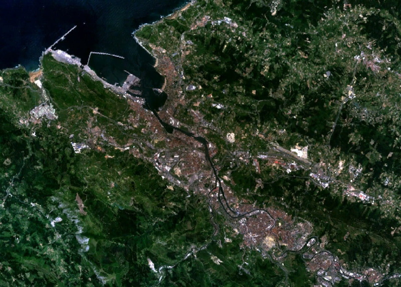 aerial View, Spain, image, close-up, public domain, 720P, cold temperature, tranquility, geography, green Color, solid, satellite, beauty in nature, landscape