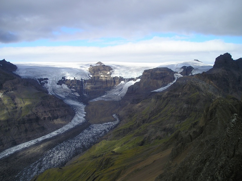 ice sheet, landscape, idyllic, icecap, scenics - nature, nature, tranquil scene, tranquility, iceland, day, no people, 1080P, water, glacier, mountain