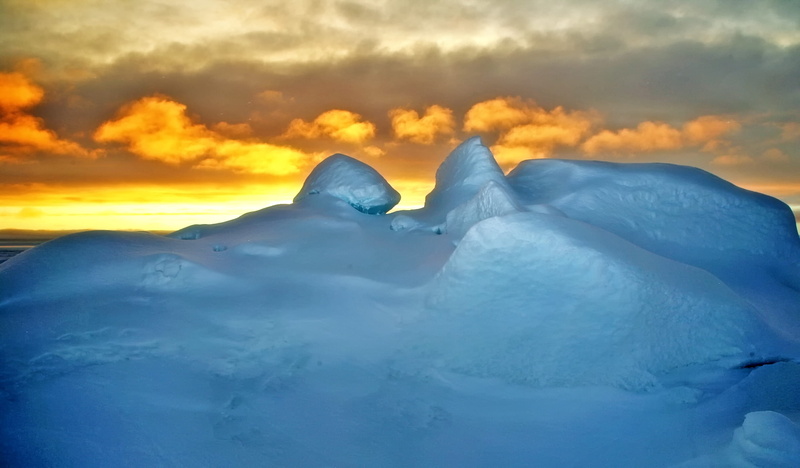 winter, outdoors, scenics - nature, outside, iceberg, cold, scenic, floating chunks, sea, photo, sunset, frigid, antarctica, arctic, golden, tranquil scene