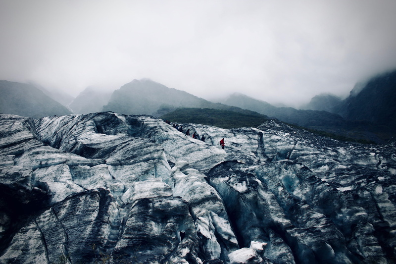 ice, extreme, solid, hike, 2K, non-urban scene, iceland, person, snow, nature, landscape, tranquility, beauty in nature, tranquil scene, fox glacier, cold temperature