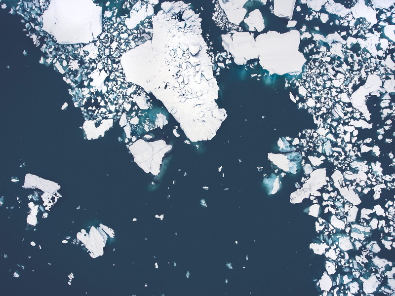 aerial view, nature, drone, Antarctica, iceberg, 1080P, landscape, floating, winter, glaciers