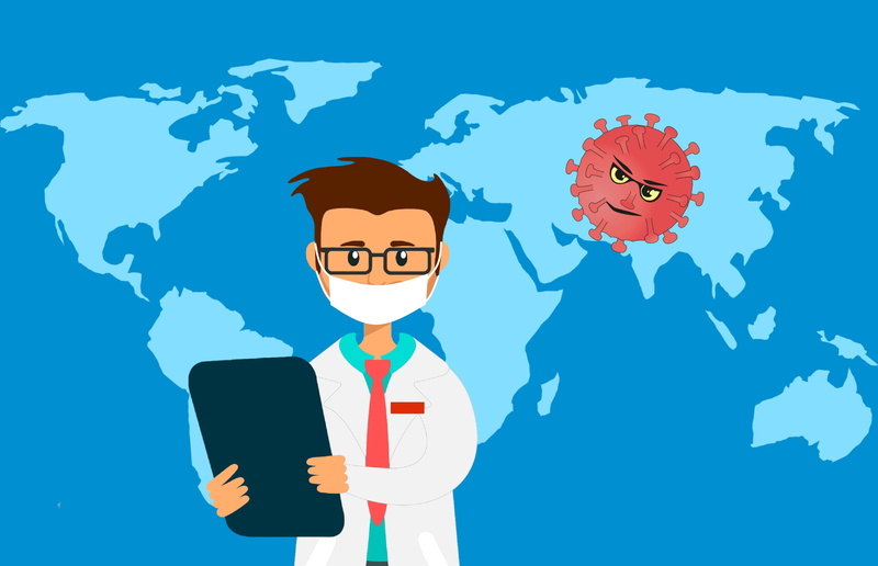 2K, map, coronavirus, virus, distribution, warning