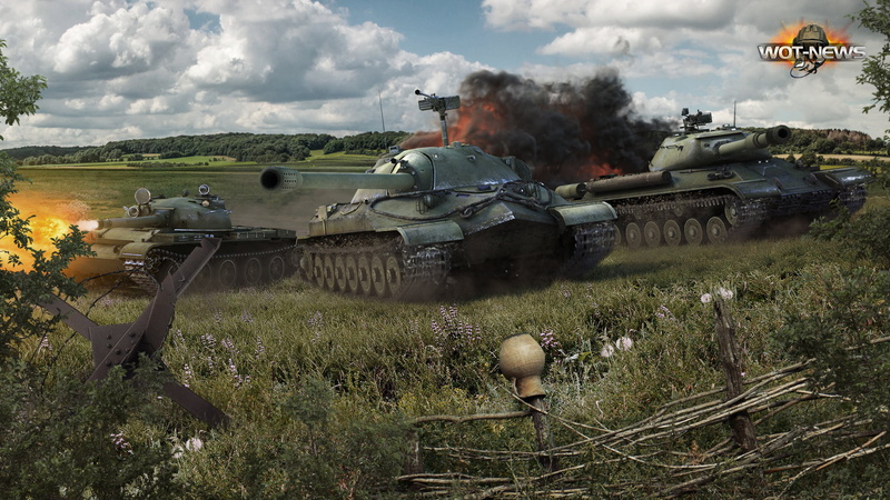 Is-4, outdoors, grass, shot, military, the cars, tanks, camouflage, transportation, go, land Vehicle, exhaust, plant, power, aggression, army, russia, armed Forces