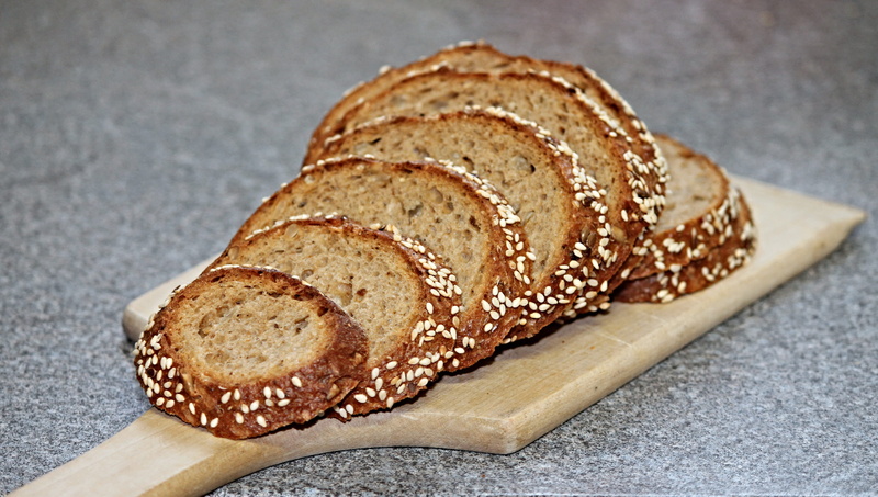 baked goods, farmers bread, focus on foreground, freshness, close-up, grain bread, bakery, baked, athletes bread, crispy, nutrition, whole wheat bread