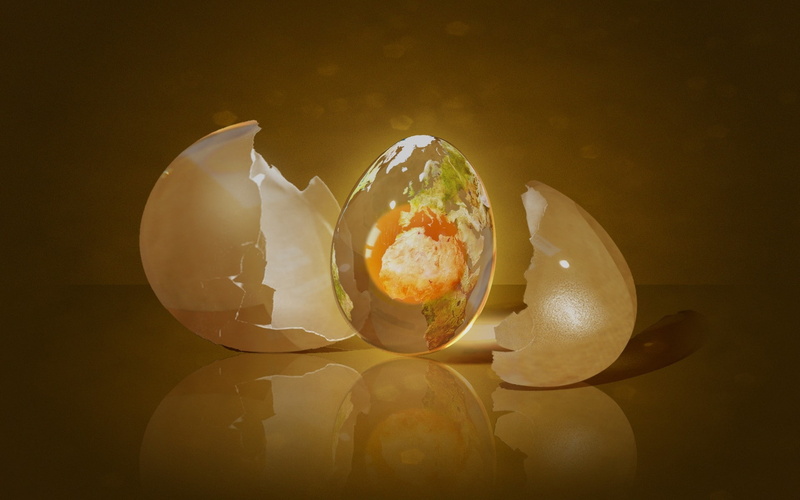 planets, earth, space, 1080P, continents, art, yolks, Abstract, eggs, x, dark, hd