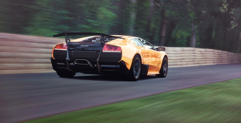 land vehicle, racecar, nature, outdoors, silver colored, motor racing track, toy car, city, car, Lamborghini Murcielago, transportation, toy, vehicle, 4K