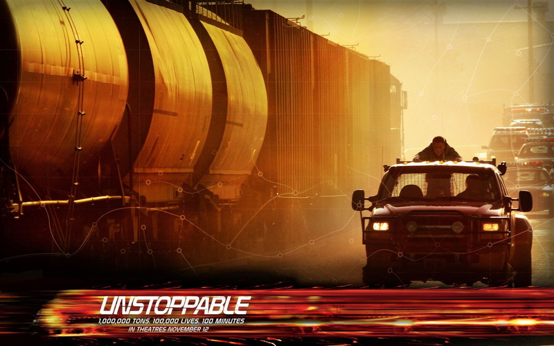 thriller, unstoppable, train, locomotive, action, 1080P
