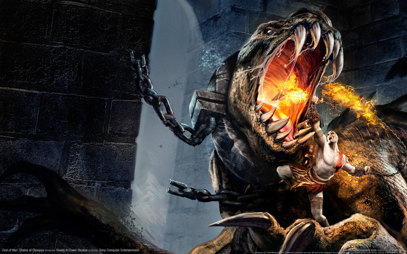 war, God of War, video, hd, games, chains, Dragon, video game, god, Chains of Olympus, Olympus, art, 1080P, chain
