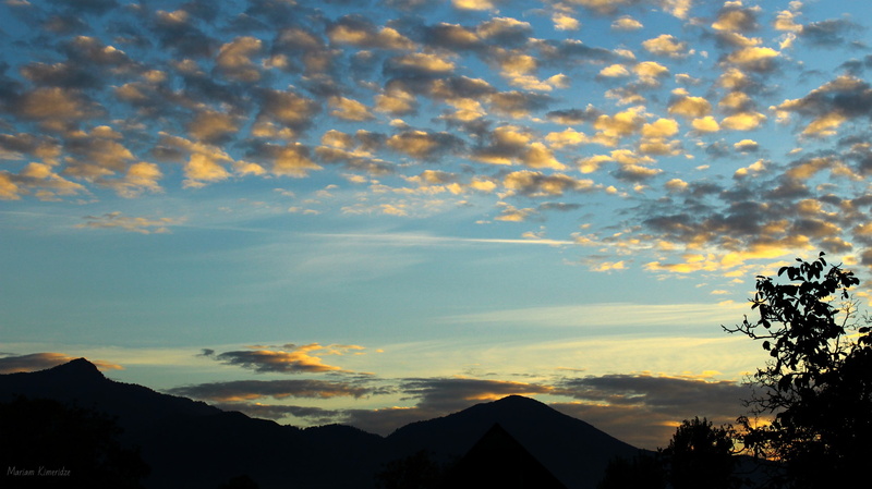 Mon Oncle, sunset, 2K, mountains, clouds