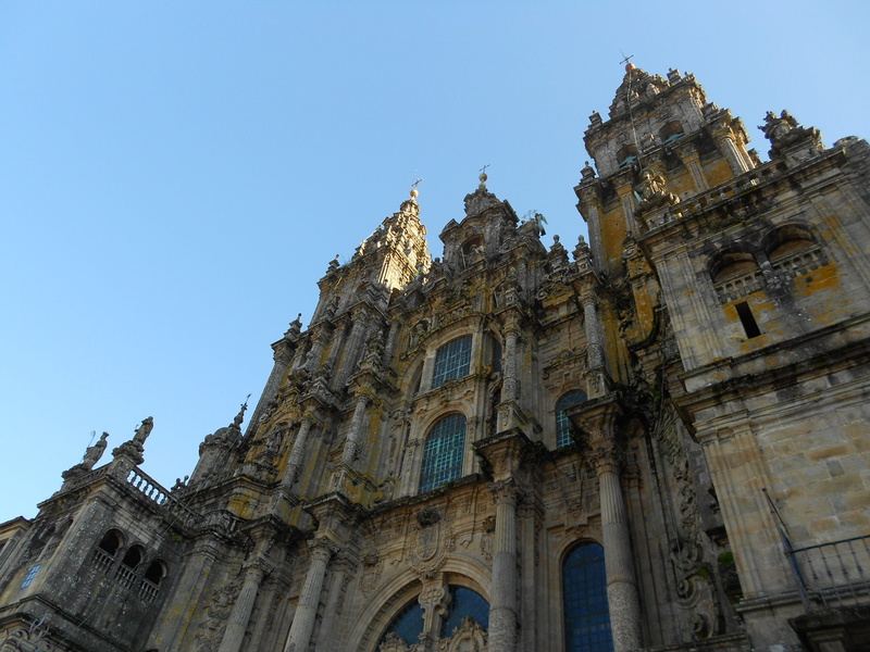 architecture, building exterior, abbey, church, gothic style, religion, sky, tourism, building, spain, place of worship, spirituality, travel, ancient civilization