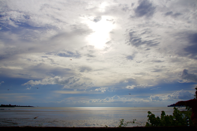 shine, tranquility, beauty in nature, scenics - nature, horizon over water, land, mud, cloud - sky, epic, sea, horizon, malaysia, non-urban scene, water