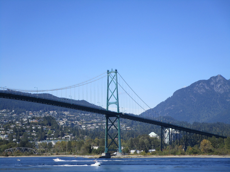 5K, transportation, connection, built structure, suspension bridge, day, sky, outdoors, lionsgate bridge, clear sky, travel destinations, scenery, stanley park