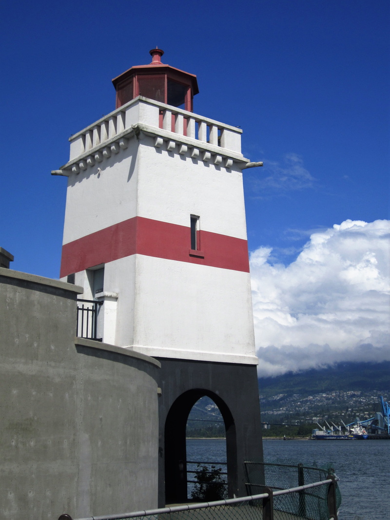tower, building exterior, safety, 4K, built structure, lighthouse, architecture, no people, stanley park, sky, water, protection, day, guidance, security
