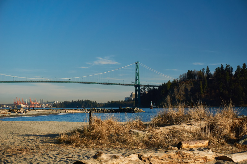 beach, west, copy space, connection, electricity, clear sky, water, nature, british, bridge, no people, 5K, outdoors, bridge - man made structure, ambleside