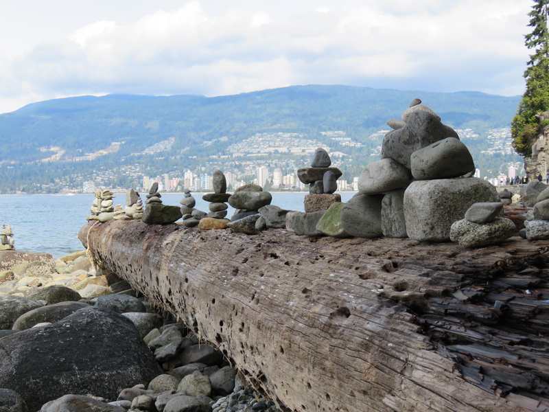 beauty in nature, stack, tranquil scene, British Columbia, land, outdoors, tranquility, day, built structure, water, Canada, no people, Bc, nature, rock - object