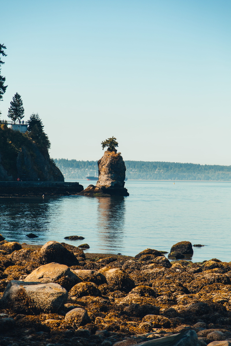 day, non-urban scene, no people, island, shoreline, canada, human, ocean, solid, tranquility, water, beauty in nature, land, tranquil scene, beach, stanley park
