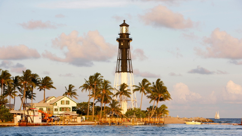 Architecture, florida, inlet, lighthouse, miami, hillsboro, 2K