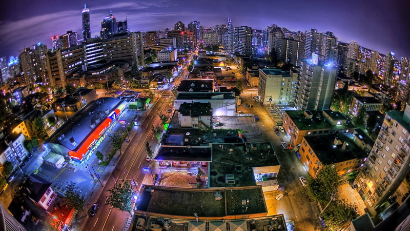city, crowded, tower block, financial district, skyline, street, tall - high, architecture, office building exterior, residential district, landmark, city lights