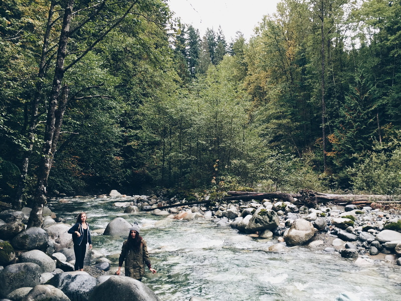 day, north vancouver, tree, land, canada, real people, men, water, adult, 2K, plant, growth, leisure activity, rock, trees, nature, forest, baden powell trail
