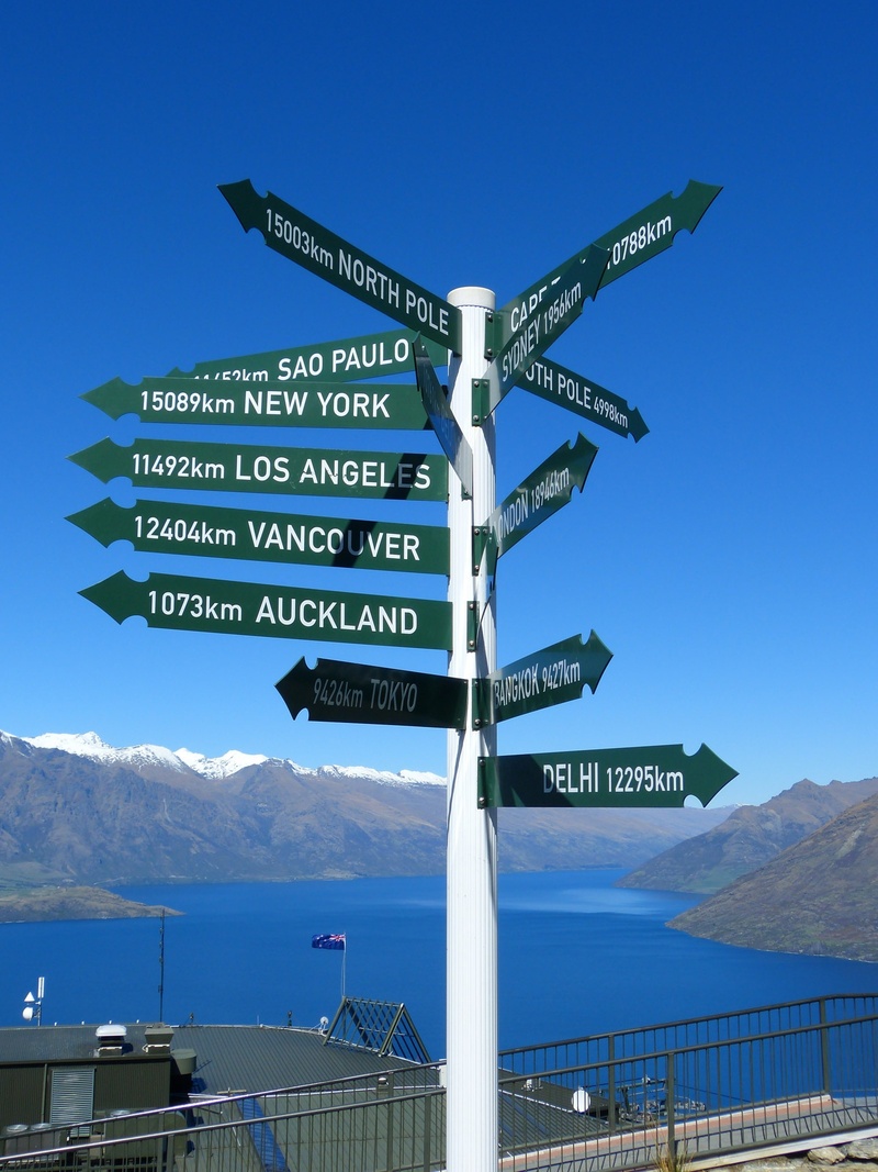 1080P, guidance, text, queenstown, arrow symbol, tokyo, north pole, directional sign, delhi, symbol, nature, sign, information, no people, information sign