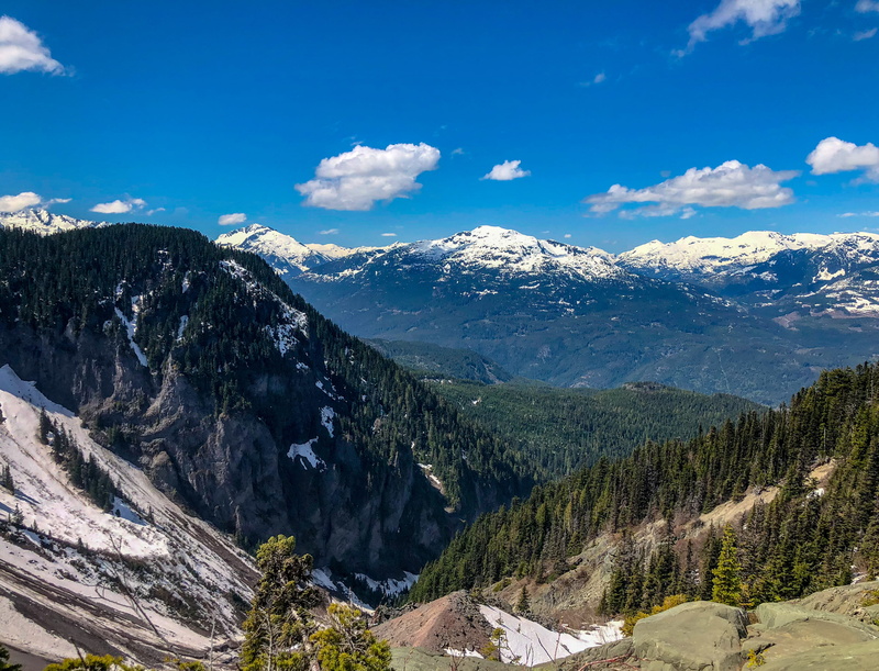 scenics - nature, britishcolumbia, mountain peak, snow, cloud - sky, trees, idyllic, mountains, canada, pacificnorthwest, outside, outdoors, pine tree