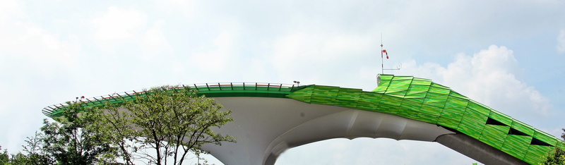panoramic, tree, plant, heli, outdoors, amusement park, helipad, nature, no people, cloud - sky, low angle view, arts culture and entertainment, day, flag