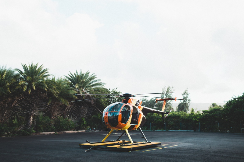 casual clothing, adults only, protection, takeoff, landing, clothing, tropical climate, nature, day, plant, helicopter, chopper, sport, tree, travel, flying