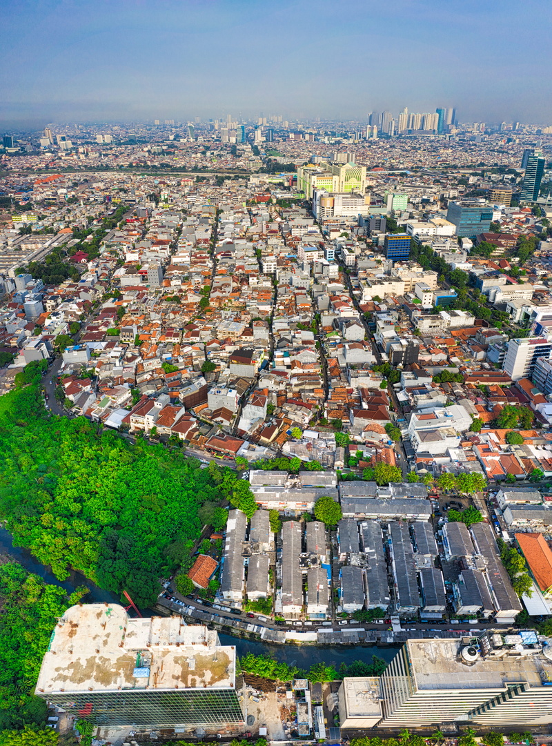 landscape, no people, 5K, transportation, cityscape, skyline, drone photography, day, high angle view, urban, city, outdoors, modern, trees, commerce