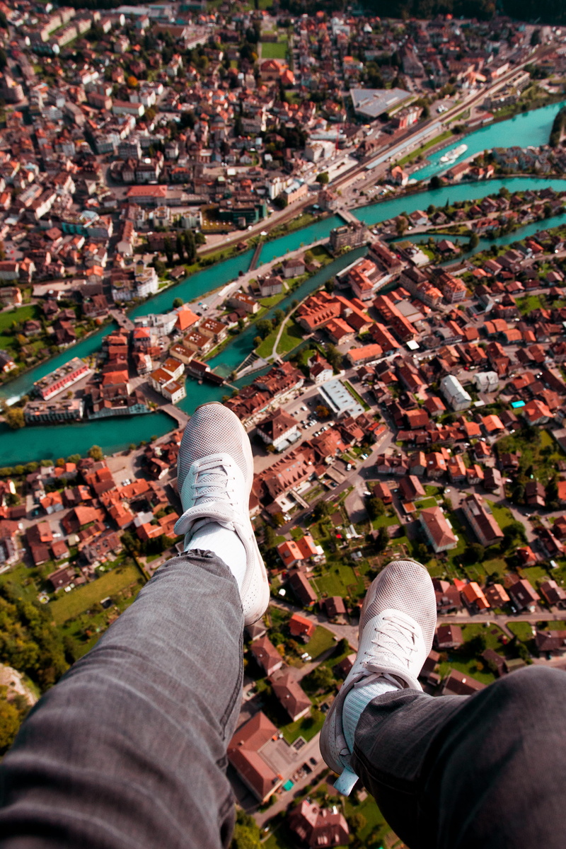 human body part, rooftop, legs, lifestyles, 4K, houses, architecture, leaves, leisure activity, nature, sneakers, people, human leg, low section, standing