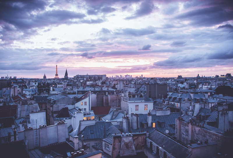 4K, upper, urban, building Exterior, aerial View, sky, outdoors, urban Scene, city, crowded, photo, dusk, church, built Structure, photography, travel Destinations