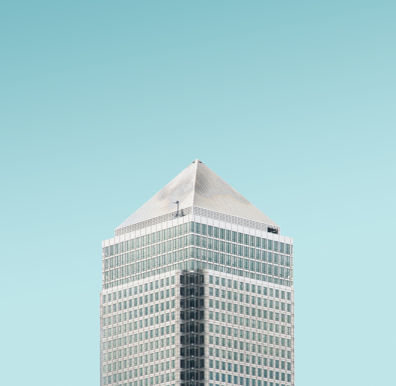 outdoors, sky, day, nature, creative, building exterior, tower, low angle view, daytime, architecture, roof, skyscraper, modern, blue background, office building exterior