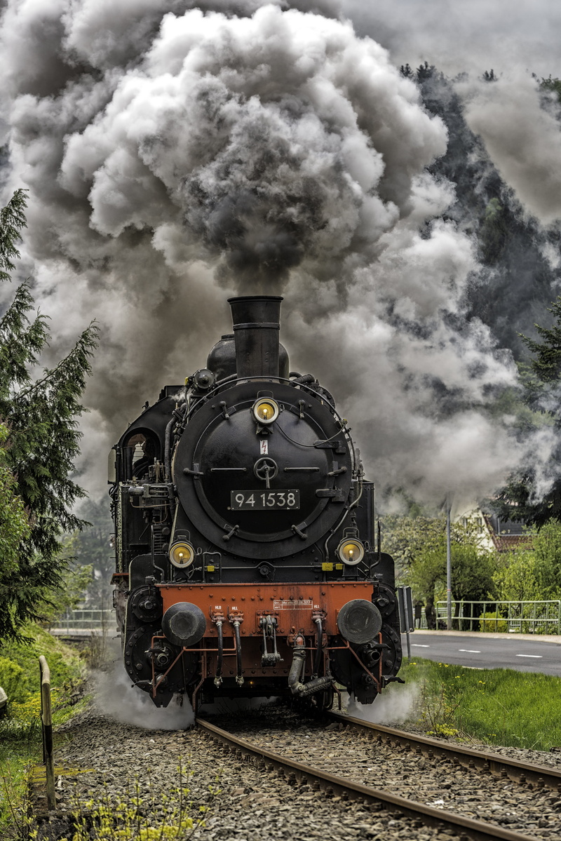 smoke - physical structure, track, steam locomotive, railroad track, rail transportation, public transportation, mode of transportation, air pollution