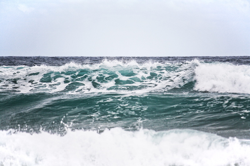 aquatic sport, beauty in nature, current, surfing, motion, rip, horizon over water, beach, surf, waterfront, nautical, horizon, blue, fingal, sorrento