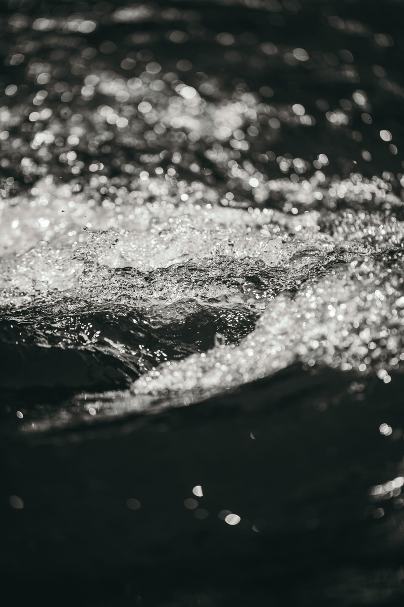 sea waves, drop, stream, 2K, purity, beauty in nature, nature, lake, selective, cold temperature, ice, current, ocean, photgorapher, raindrop, focus, winter