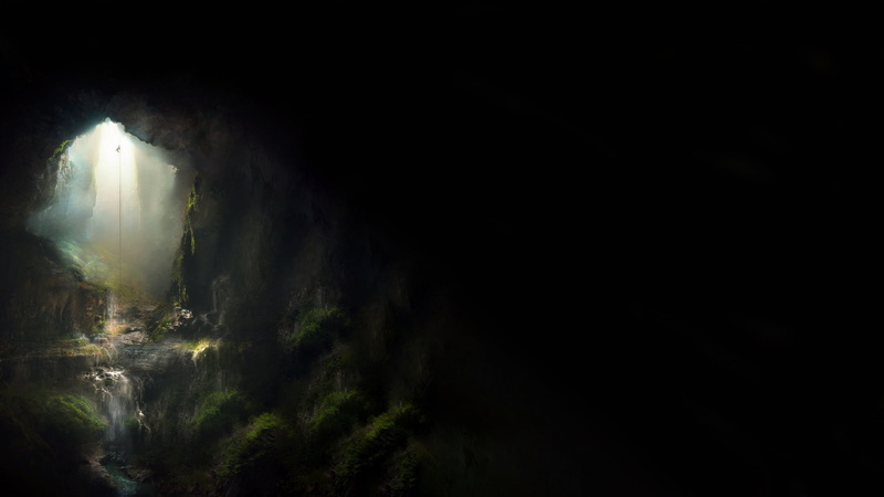 fear, water, black background, horror, solid, night, cave, 1080P, no people, nature, rock, beauty in nature, land, dark, spooky, mystery, rock - object