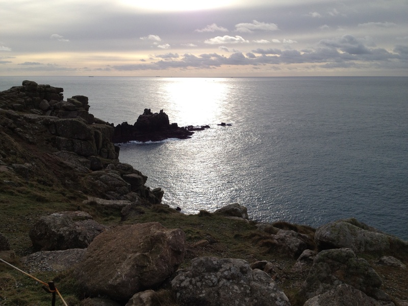 cloud - sky, no people, horizon, sunset, sky, cornwall, horizon over water, scenics - nature, nature, coast, rock formation, solid, rocky coastline, beauty in nature