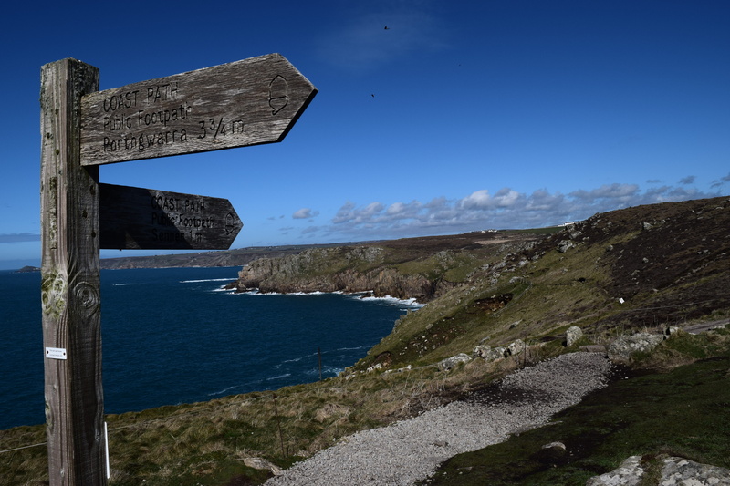 water, nature, coast, outdoors, beach, scenics - nature, cornwall, no people, natural, 5K, clear sky, landscape, sky, day, sign, united kingdom, architecture