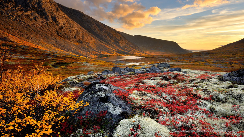 mountains, peninsula, belaya, kola, Nature, malaya, khibiny, 2K, river, russia