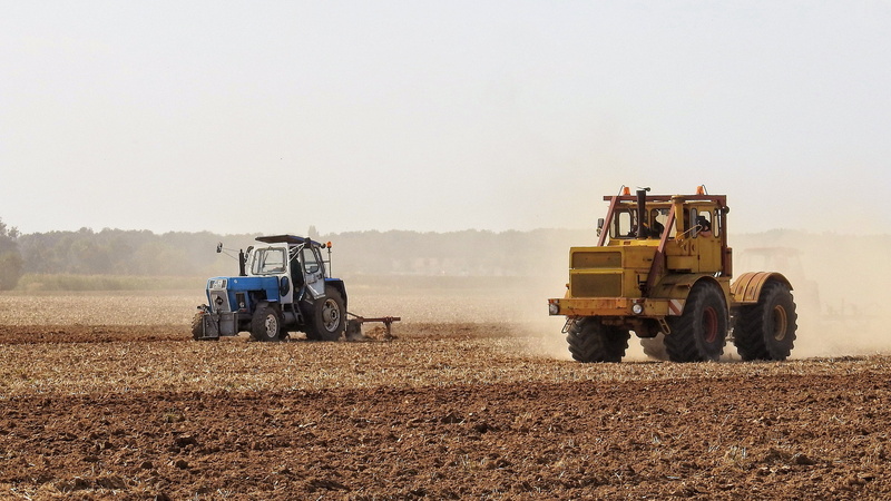 agriculture, working, field, k700, equipment, tillage, tractor, rural Scene, kasimir, copy space, outdoors, ploughing, working machine, agricultural tractor