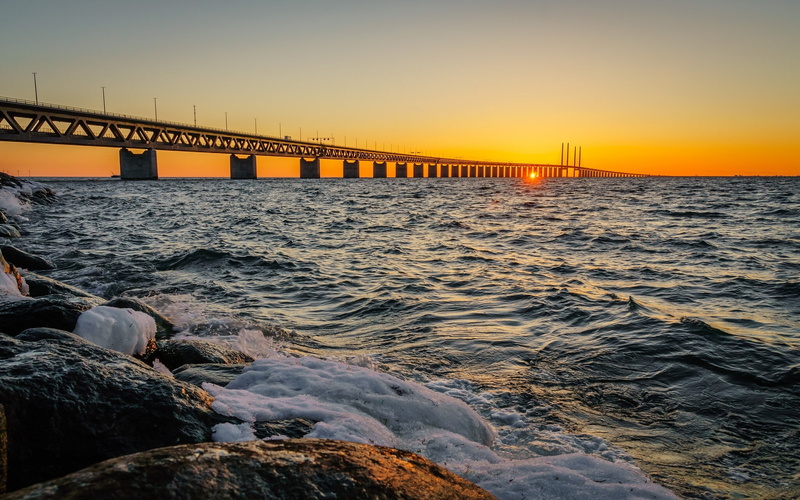 bridge, 1080P, oresund